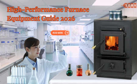 High-performance furnace equipment manufactured by Servo Enterprises in India for industrial and laboratory applications