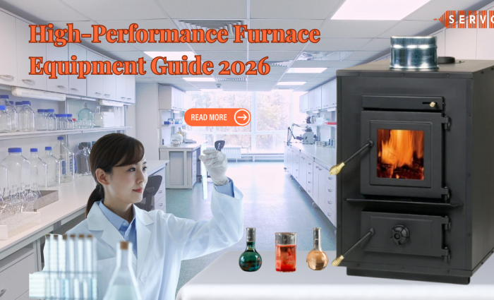 High-performance furnace equipment manufactured by Servo Enterprises in India for industrial and laboratory applications