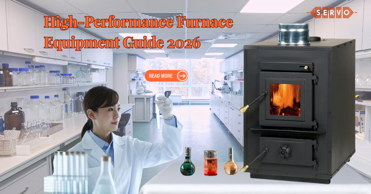 High-performance furnace equipment manufactured by Servo Enterprises in India for industrial and laboratory applications