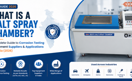 Servo Enterprises salt spray chamber manufacturers in India offering advanced corrosion testing equipment for industrial quality and durability testing applications.