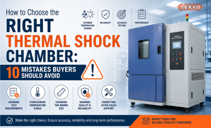 Thermal shock chamber selection guide by Servo Enterprises